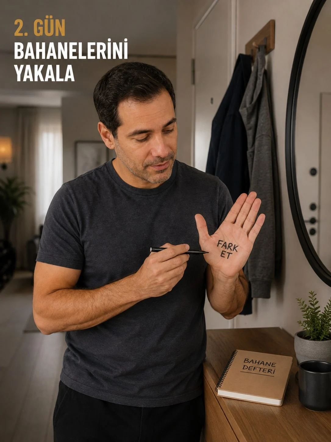 DAHA GÜÇLÜ SEN Avuç İçi FARK ET ritüeli